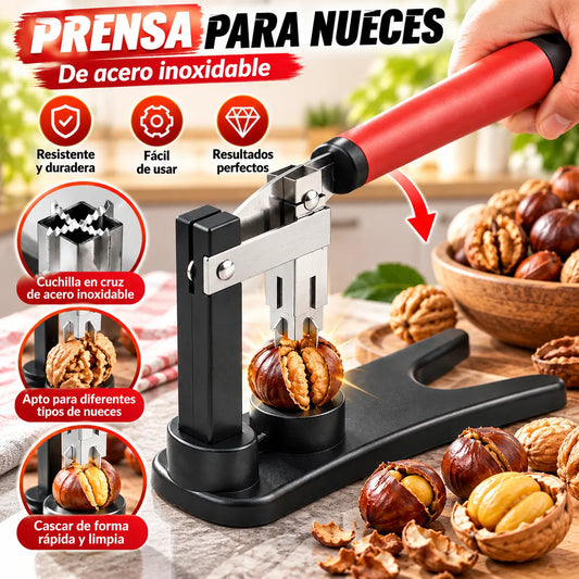 🥜💪Louskáček s rukojetí – vyroben z nerezové oceli, připraven k použití
