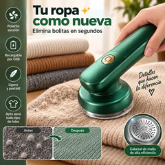👚✨ Quitapelusas eléctrico portátil multifuncional quitapelusas profesional para prendas de lana punto y algodón 👕🧥🧶