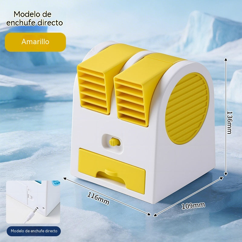🔥【Imprescindibles de verano】❄️Mini aire acondicionado, ventilador de refrigeración portátil