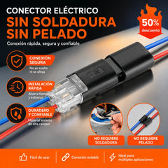 🏆【20/40 piezas】Conectores de cable sin soldadura: compatibles con tiras de LED y cables sólidos/multifilares de 18 a 22 AWG.