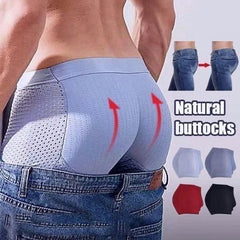 🔥【4 piezas por 26 euros】Calzoncillos bóxer de malla transpirable y cómodos para hombre