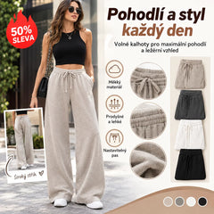 👖【40–110 kg】💖 Nové dámské volné strečové kalhoty