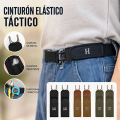 🔥Cinturón ajustable y cómodo con hebilla de velcro universal elástica.