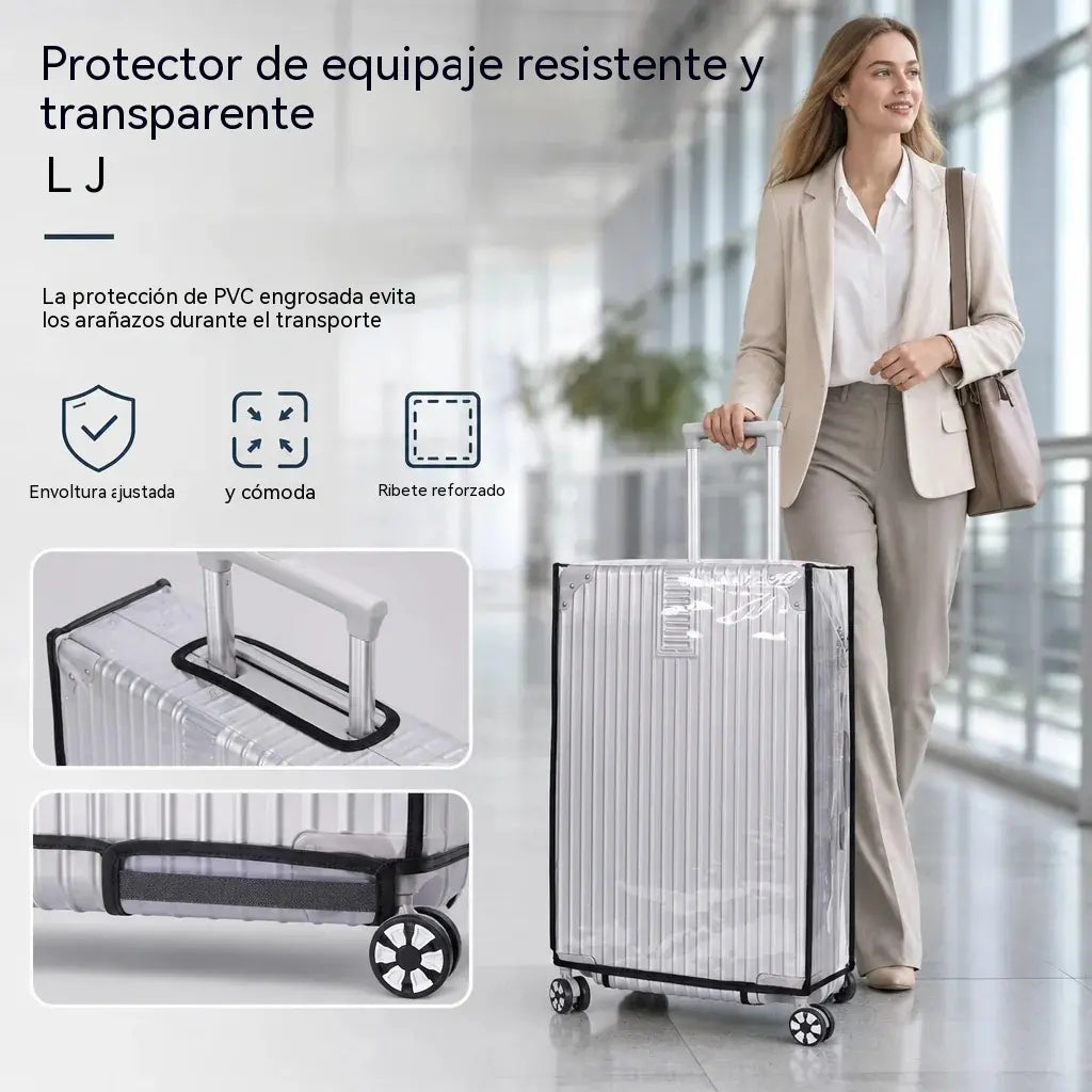 🧳¡Protege tu equipaje al instante! Funda de PVC transparente para maletas