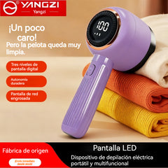 ✨ Quitapelusas eléctrico portátil multifuncional quitapelusas profesional para prendas de lana punto y algodón 👕🧥🧶