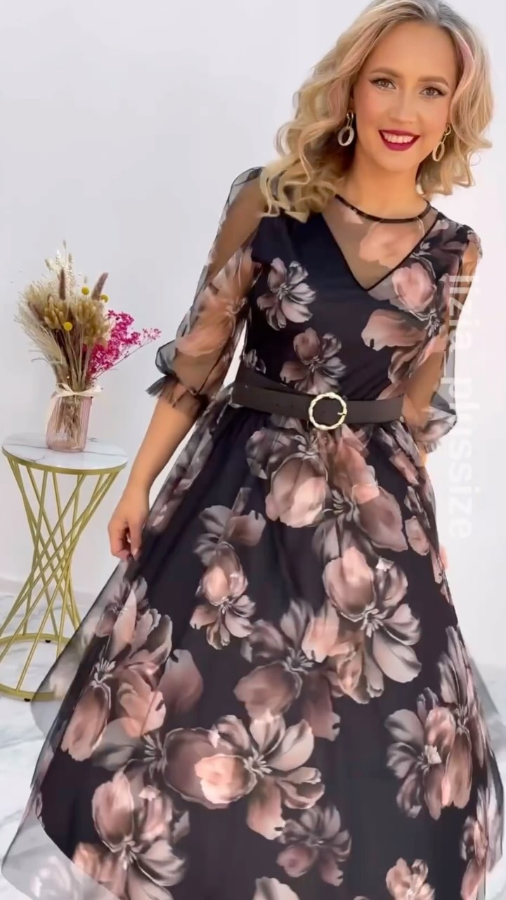 🌸💥【S-5XL】Nuevo vestido estampado elegante