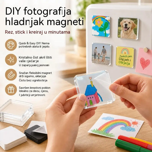 🧲✨ Kit DIY de Imanes para Nevera Transparentes | Crea Tus Propios Recuerdos