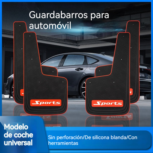 🚗【1 juego 29 euros】Guardabarros para neumáticos de coche, guardabarros antisalpicaduras (aptos para todos los modelos)