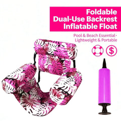 💦📢 Sofá flotante plegable con respaldo