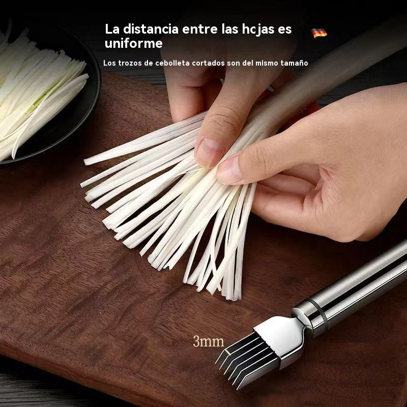 🔥Compra 1 y llévate 1 gratis🔥 Rebanador multifuncional de acero inoxidable | Rebanador | Cortador de verduras y cebollas | Herramientas de cocina