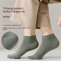🧦【8 pari - 8 boja】Muške tanke, prozračne i upijajuće pamučne kratke čarape, idealne za ljeto.