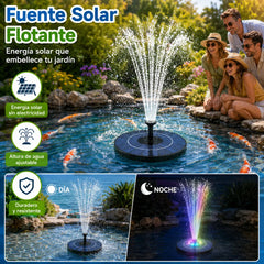 💥Fuente de agua alimentada por energía solar