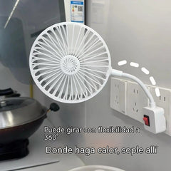 Vásárolj 1-et, és kapj 1-et ingyen 🌟Kettő csak 9000 Ft!🔌💨 360°-ban forgatható konnektoros mini ventilátor – erőteljes hűsítés konyhába, fürdőszobába, hálószobába és irodába