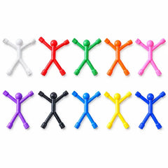 🔮 Mini Imán Figuras de Palitos – Juguete Antiestrés Magnético, Adorno para Nevera, Colorido y Divertido 🧲