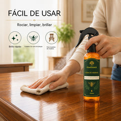 💥Compra uno y llévate otro gratis, 50% de descuento💥Spray reparador y cuidador de madera con cera de abeja natural