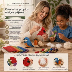 Kit de costura para hacer tú mismo🧵¡Desconéctate, relájate y crea tu propio amigo de bolsillo! ✨🧸
