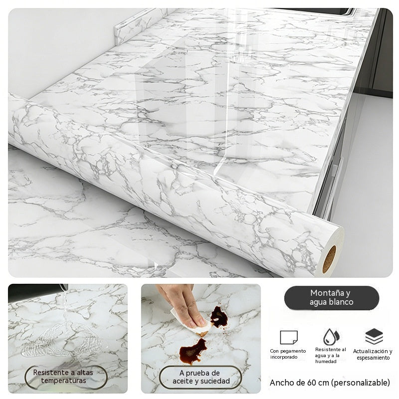 🔥【60cm*10m】🛡️Pegatinas de cocina resistentes al aceite– Antigrasa, Resistente al Calor y Fácil de Limpiar