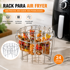 🔥Compre 1 y obtenga 1 gratis（2 juegos）✨Parrilla de acero inoxidable para brochetas🍢