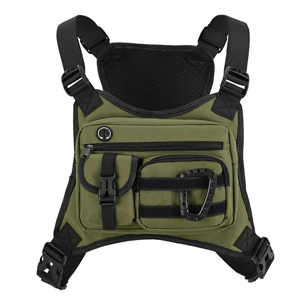 📢📢 ¡50% DE DESCUENTO! ⏰ Bolsa táctica de pecho para hombre para ciclismo al aire libre
