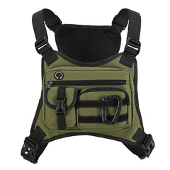 📢📢 ¡50% DE DESCUENTO! ⏰ Bolsa táctica de pecho para hombre para ciclismo al aire libre