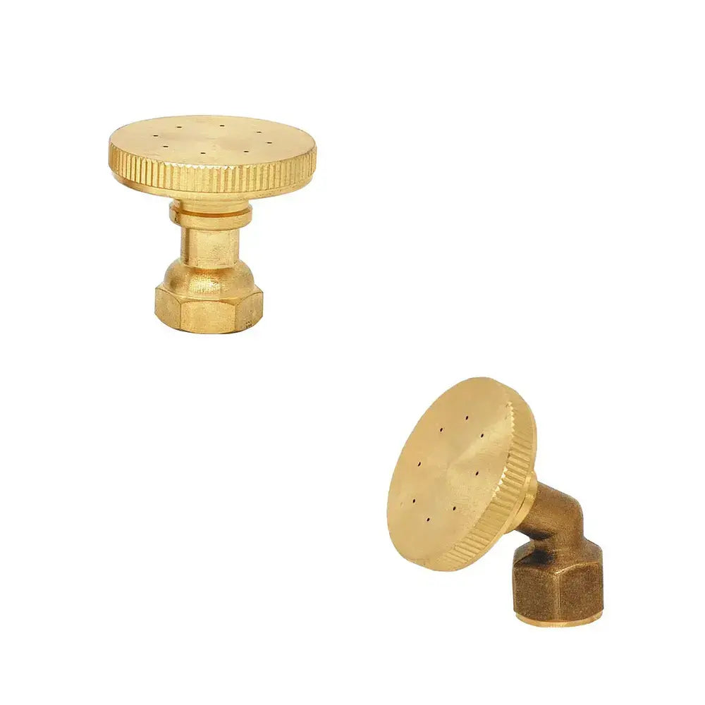 💦【1 boquilla curva + 1 boquilla recta】Pulverizador de riego de latón ajustable, niebla fina con múltiples orificios, adecuado para riego de jardines, hogares y agricultura🌿✨