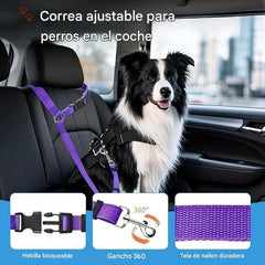 🔥Compre 1 y obtenga 1 gratis（2 piezas）🐾 Correa ajustable para perros para coche