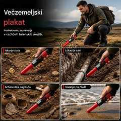🔎⛏️Prenosni detektor kovin z LCD zaslonom