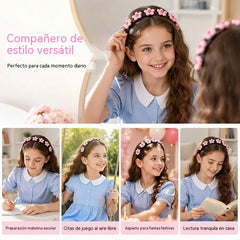 🎀Oferta a mitad de precio👧 Gorro secador de pelo con dibujos animados para niñas: suave y cómodo, ideal para uso diario🌸