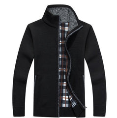 😎🧥【M-3XL】2025 Suéter suelto con cremallera de talla grande para hombre