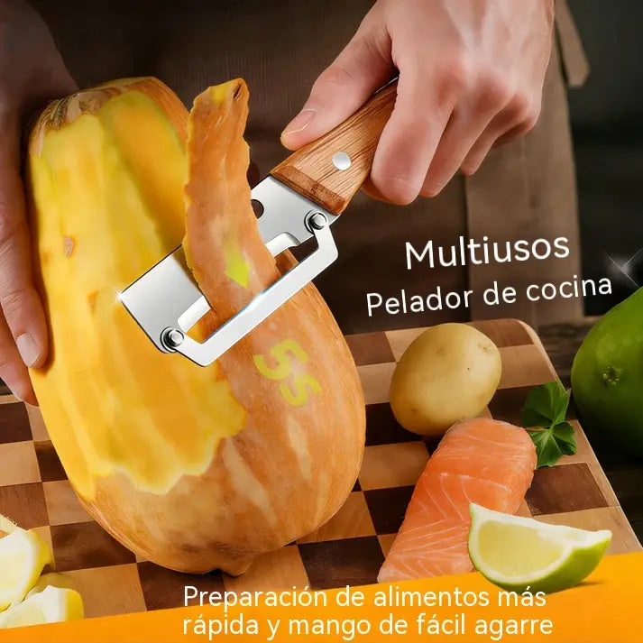 💥Compre 1 y obtenga 1 gratis（2 piezas）🔪Pelador multifuncional de acero inoxidable🧅