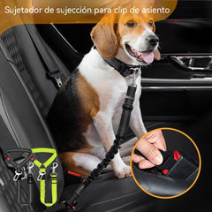 🐶🐕【2 pieza 26 euros】 Cinturón de seguridad para perros y correa para pasear (2 en 1)