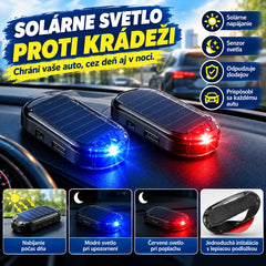 🔥Kúpte 1 a druhý získate zadarmo🔥🚗Kompaktné blikajúce LED svetlo proti krádeži na solárny pohon