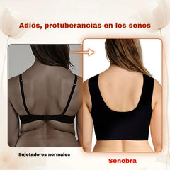💖【paquete de 3】1 juego 28 euros🥰Sujetador de encaje talla grande M-4XL, sin aro de acero, espalda deslumbrante, sexy y transpirable, sin costuras, 【40-100 kg】