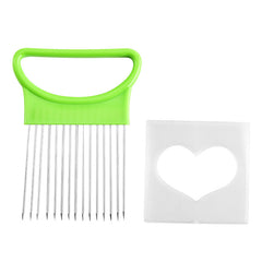 🧅【Compre 1 y obtenga 1 gratis】🍴 Tenedor Cortador Antideslizante de Acero Inoxidable – ¡Corta Fácil, Rápido y Sin Lágrimas!