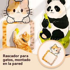 🏆【Producto más vendido】Rascador de pared para gatos, no requiere instalación, deja que tu gato libere sus emociones libremente.