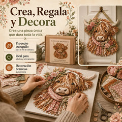 🐮💐Kit de tela 3D para armar | ✂️💕El set incluye todas las piezas