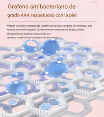 🔥🌈【5 piezas】Almohadilla antibacteriana de algodón y grafeno lavable