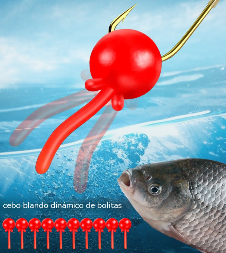 🎣Señuelo dinámico de cuentas suaves, señuelo biónico
