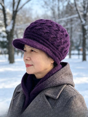 🎁❤️Gorro de punto cómodo con visera