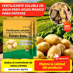 🔥【Compre 10 y obtenga 10 gratis】 Fertilizante foliar soluble "Patata Mágica"｜Para patatas, cacahuetes, batatas, rábanos, taro y cebollas – estimula las raíces y aumenta la producción