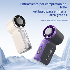 ❄️🌬️Ventilador pequeño portátil de alta velocidad y larga duración.