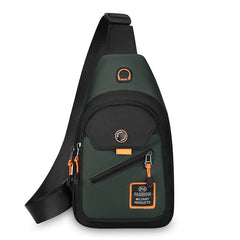 🎒💯Bolso bandolera/de pecho impermeable con múltiples bolsillos