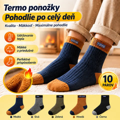😍🧦【10 párov】Pánske bavlnené dezodoračné ponožky, nové 2026, absorbujúce pot