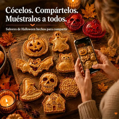 🎃【Juego de 4 piezas】 Moldes para mini dumplings y pasteles – Set de herramientas para hornear casero, ideal para fiestas y manualidades 🥧