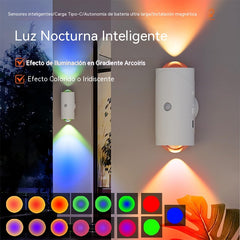 🌙✨ Luces Nocturnas Inteligentes RGB con Sensor – Ilumina sin esfuerzo tu hogar