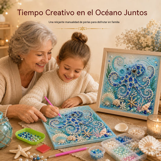 🔥 50% de descuento 🌊✨ Kit de bricolaje de arte con perlas: crea manualidades fácilmente y obras de arte impresionantes.