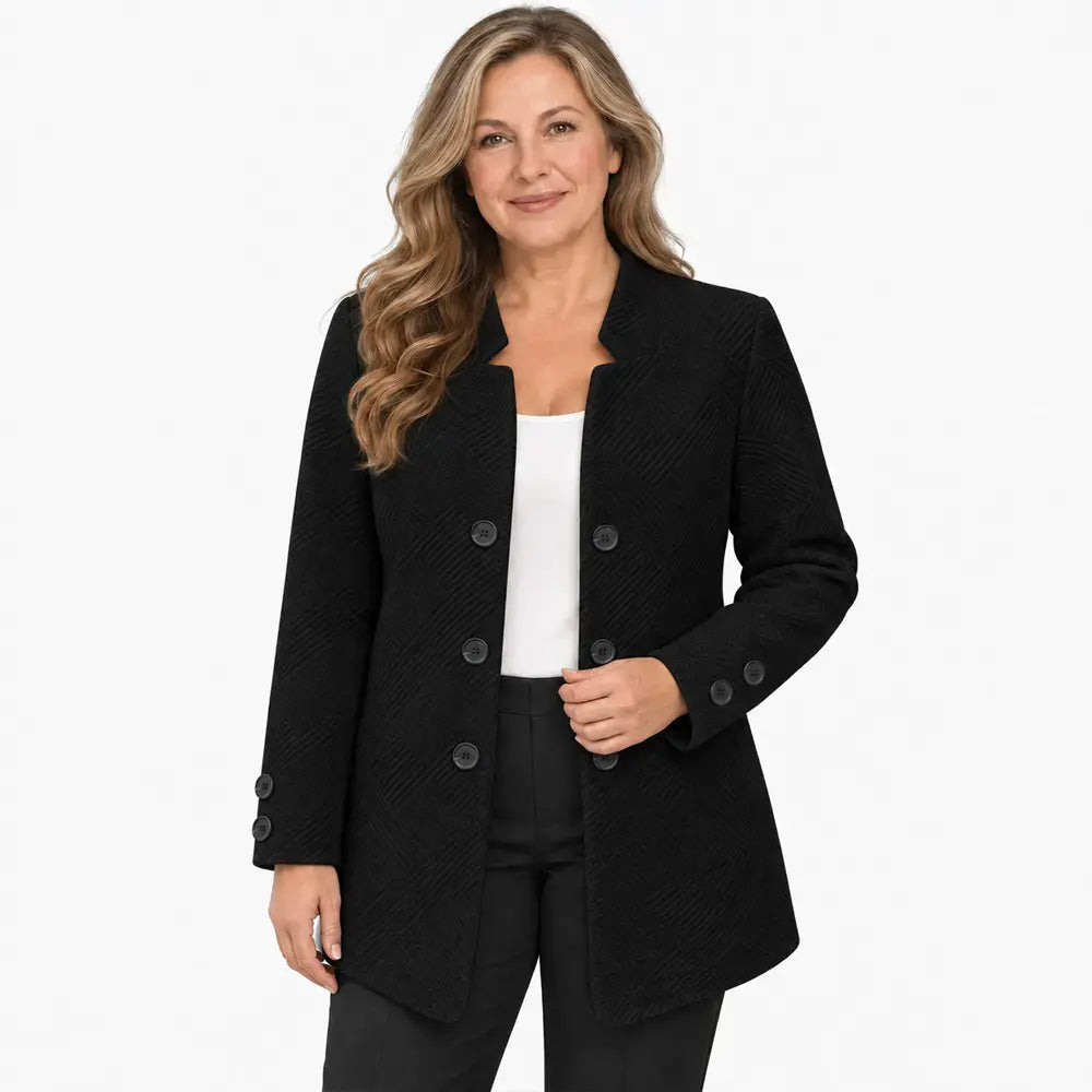 ✨【S-5XL / 3 boje】Elegantni kaput s dvostrukim kopčanjem za jesen/zimu (s tri gumba)
