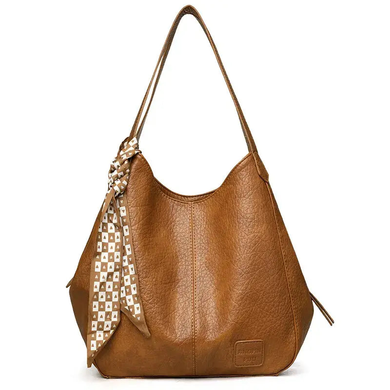 👜 Nuevo bolso de mano retro de gran capacidad 2026 – Piel suave, se puede llevar cruzado o al hombro ✨🛍️