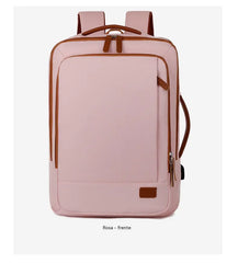 Mochila de viaje de gran capacidad con diseño de separación para ropa húmeda y seca, bolso informal