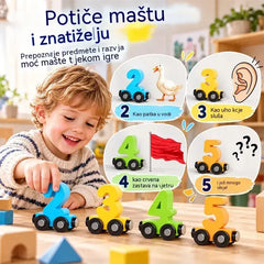 🔥Kupite 1, dobijte 1 gratis🔥🚂 Magnetski vlak s brojevima za djecu | Edukativna igračka za slaganje za učenje kroz igru